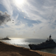 Russia’s navy ships and military jets take part in a military exercise called Kavkaz (the Caucasus) 2016 at the coast of the Black Sea in Crimea on September 9, 2016. / AFP / VASILY MAXIMOV/Getty Images